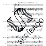 Preview van 01 – Soprano – Tenor Saxophone – Piano – Tango and Waltz in a Jazzy Mood