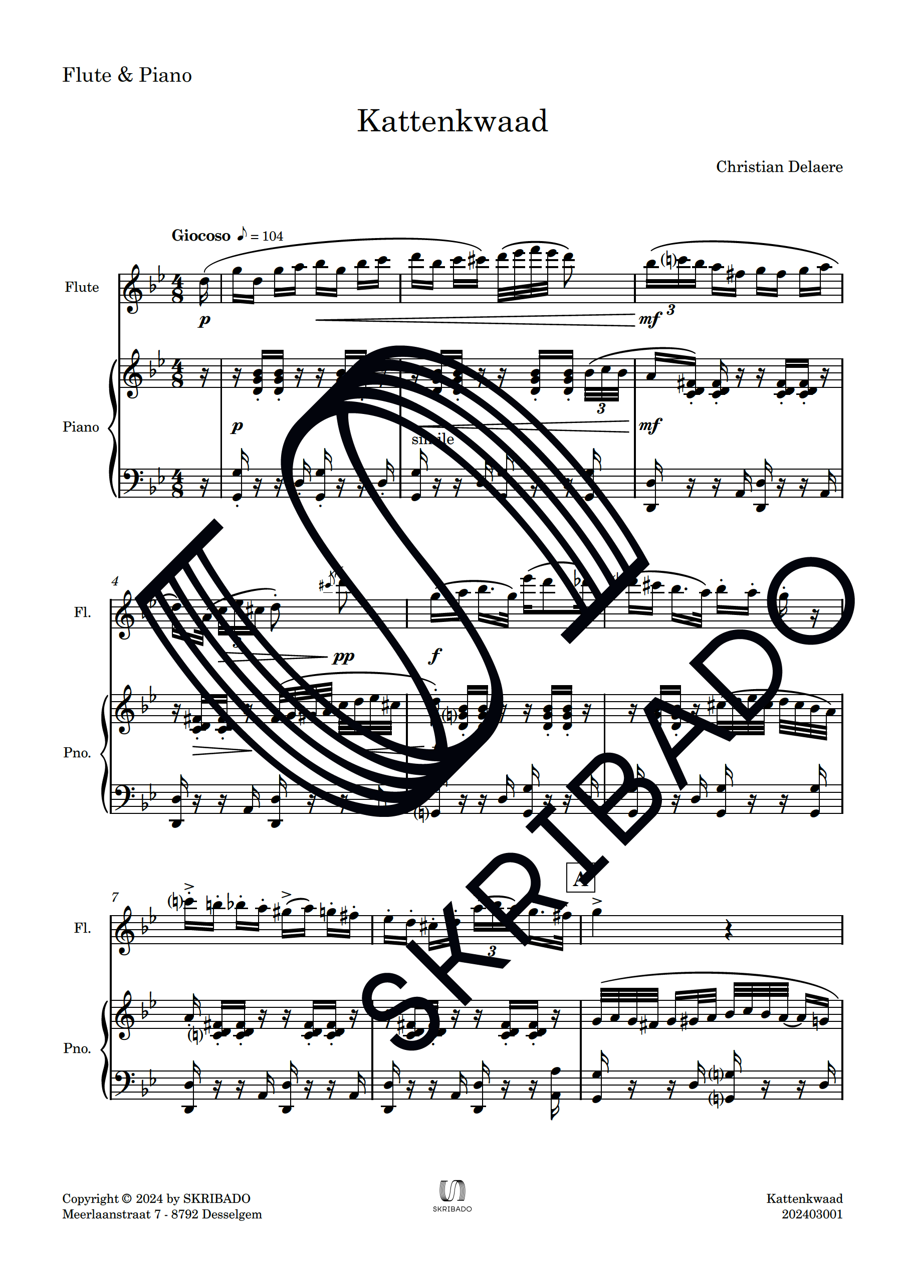 01 – Flute – Piano – Kattenkwaad_preview